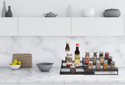 TriLevel Spice Rack Organizer