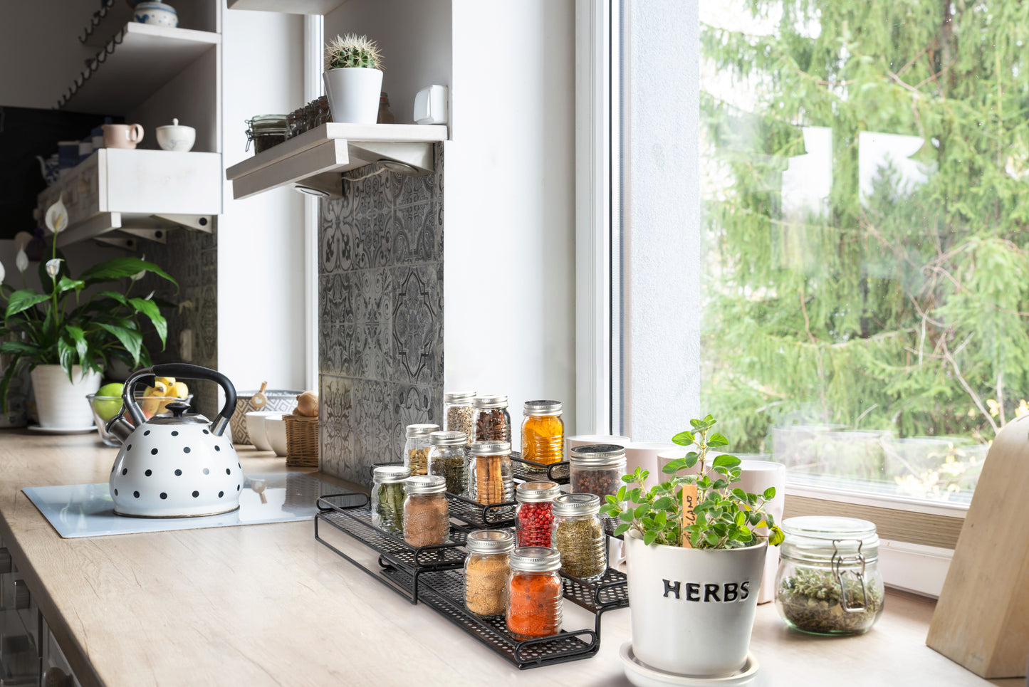 TriLevel Spice Rack Organizer