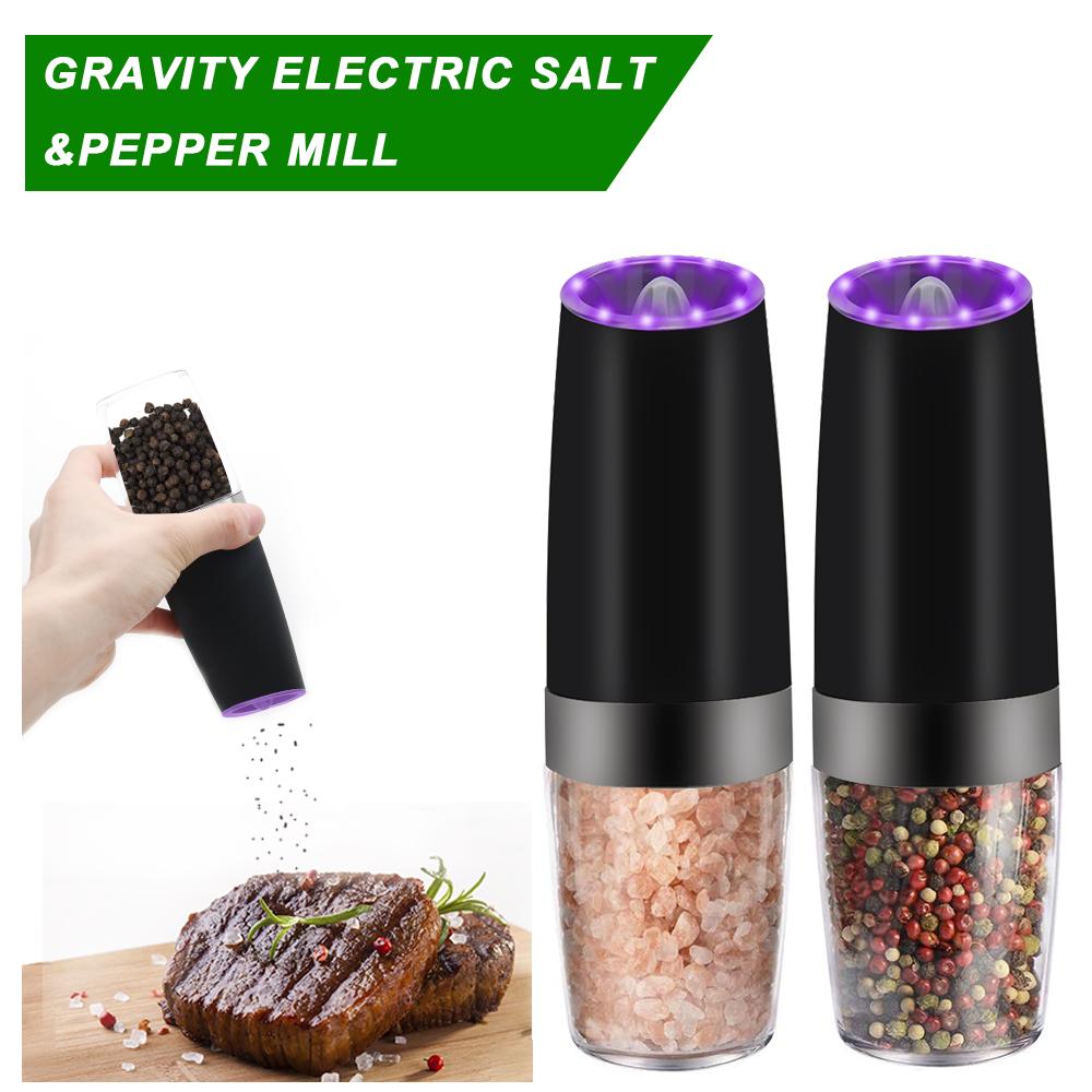 GraviSpice Electric Pepper & Salt Grinder